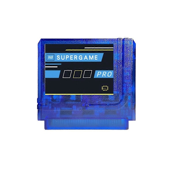 N8 SUPERGAME PRO 2000-In-1 Peli FC N8 Retro Videopelikortti, Sininen