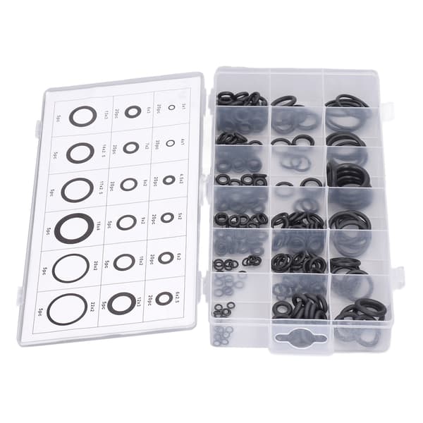 225PCS O-ring sortiment gummitätningspackningar multifunktionellt slitstarkt brickkit