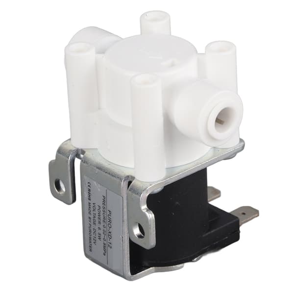 1 st DC 12V Vatten Elektrisk Magnetisk Reningsventil Snabbkoppling Normalt Stängd