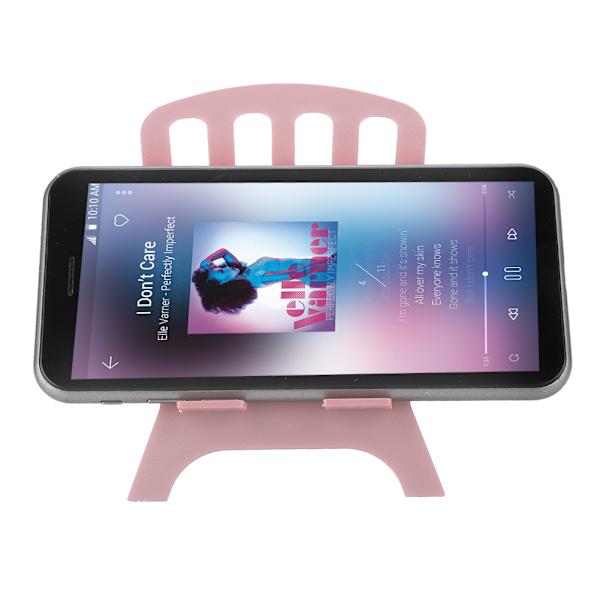 2 stk. Holdbar brakett for mobiltelefon for smarttelefon nettbrett bordtilbehør rosa
