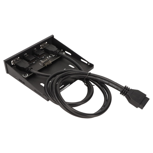 USB frontpanel USB 3.0 4 portar Stabil överföring Jamproof Support Hot Plugging 3,5 tums frontpanel för case