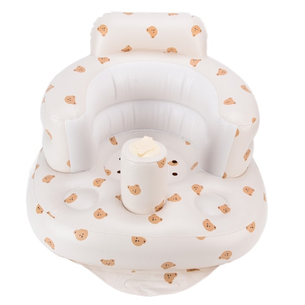 Multifunksjonell baby PVC oppblåsbar ryggbeskyttelse bad sofa læring spise middag stol#3