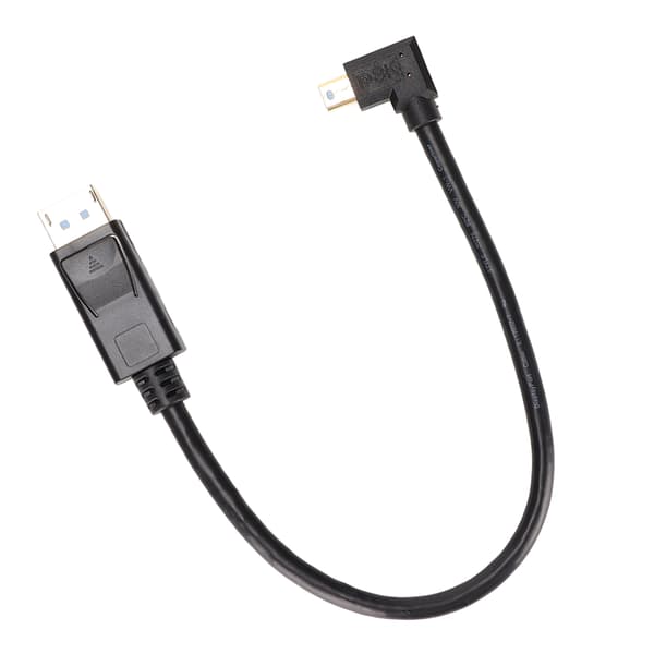 DP till Minidp-adapter Multifunktion Stöder 8K 60Hz 4K144Hz Dubbelriktad Överföring Mini DisplayPort-adapter Högerböjd