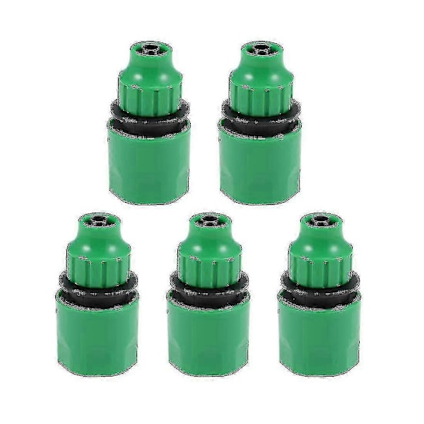 Hurtigkobling Slangeadapter Fitting 8mm Indvendig Diameter Slange Til Havevandingssystem 5 stk