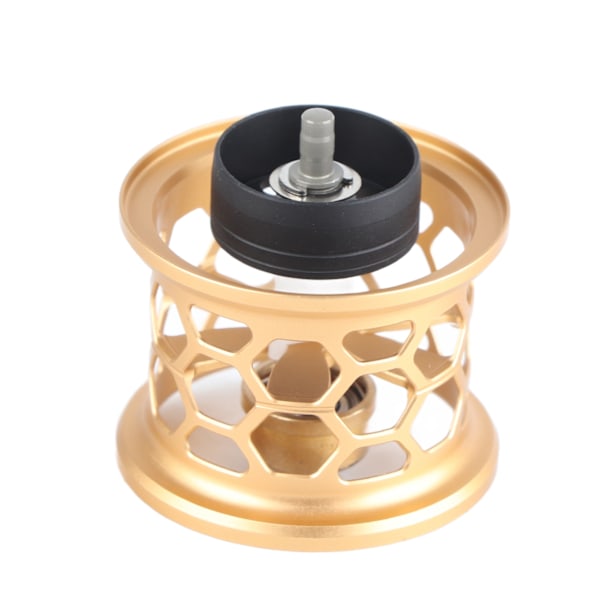 All Metal Kort Modifierad Underhållsspole Wire Cup DIY Fiske Gjutrulle Tillbehör Guld