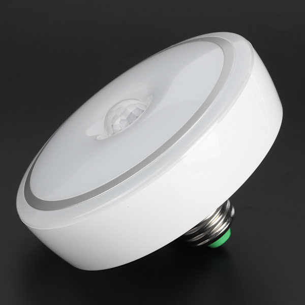 15W Human Body Infrared Sensor Light E27 Lampe med Lysinduksjon Taklampe AC85-265V
