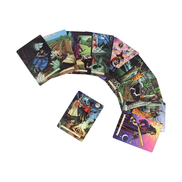Framtidsspännande ödesdivination kortlek bärbar fest tarotkortlek brädspel present
