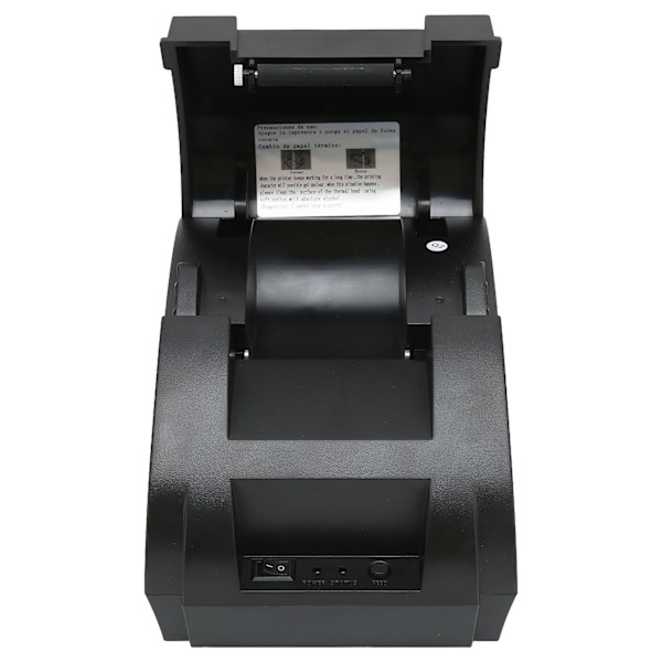 Etiketprinter 90mm/s Hurtig Udskrivningshastighed Høj Opløsning Pladsbesparende Design Termisk Printer 100V til 240VUS Stik