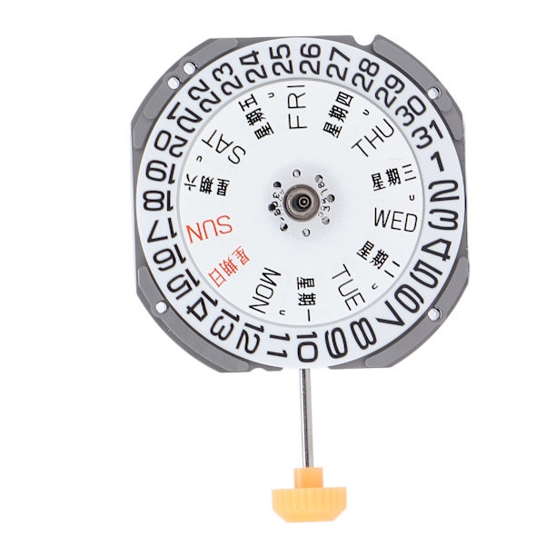 Watch Movement Dual Calendar Quartz Alloy Movement Ersättningsarmbandsur Reparationsdelar 1S02