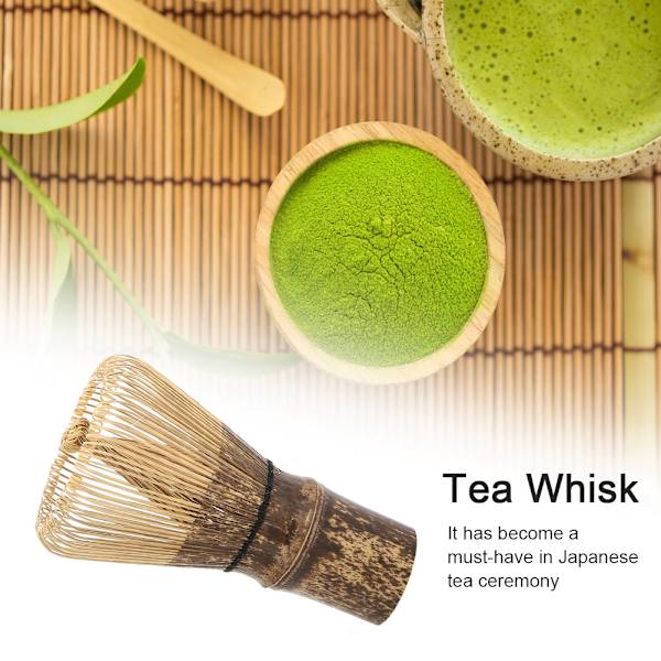 Bambu japansk stil Matcha-tevispborste Tetillbehör för Matcha-tetillverkningBambu 120 stift