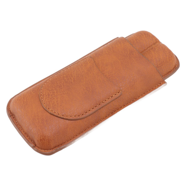 Cigar Carrying Case Portable Leather Small Cigar Humidor Case Holder för födelsedagspresent