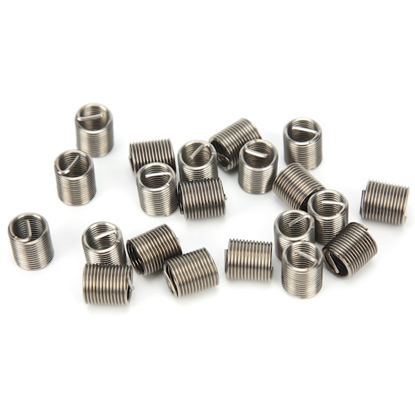 50 stk. gevindindsatser han-hun reduktionsmøtrik reparationsværktøj rustfrit stål fastener M8x1x2D