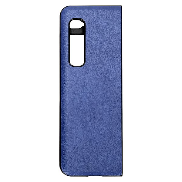 Nahkakotelo matkapuhelimelle, naarmuuntumaton suojakotelo Samsung Galaxy Z Fold 1 W20 -puhelimelle (sininen)