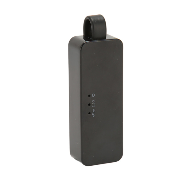 USB till RJ45-adapter 2500M Plug and Play Bärbar Bred Kompatibel USB till Ethernet-adapter för Laptop Tablet USB3.0 Svart