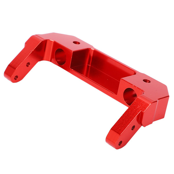 RC-etupuskurin kiinnike alumiiniseoksesta, helppo asennus, hienostunut, kaunis RC-auton osa Axial 1/6 SCX6 -punaiselle