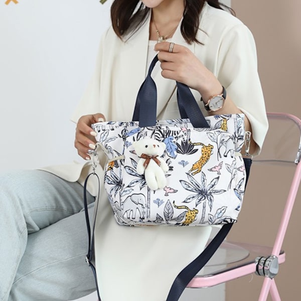 Bleieveske Tote Bærbar Mote Utendørs Multifunksjonell Baby Tote Bag Messenger for Mamma Pappa
