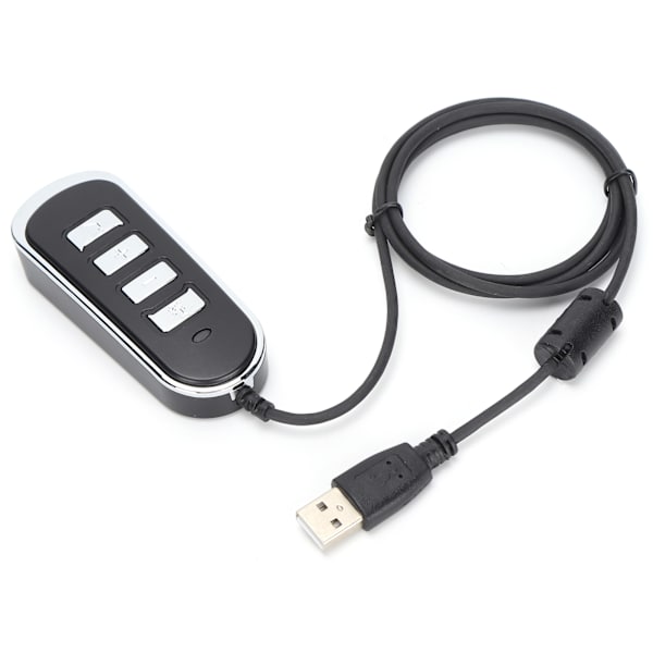 Adapter för samtalscenterheadset, 3,5 mm hona till USB hane, trådbunden