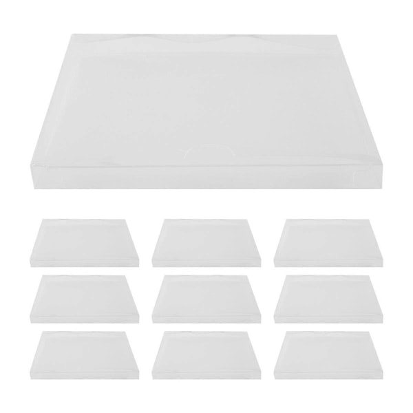 Klar CD Display Box Förvaring Skyddsfodral 138x126x16mm
