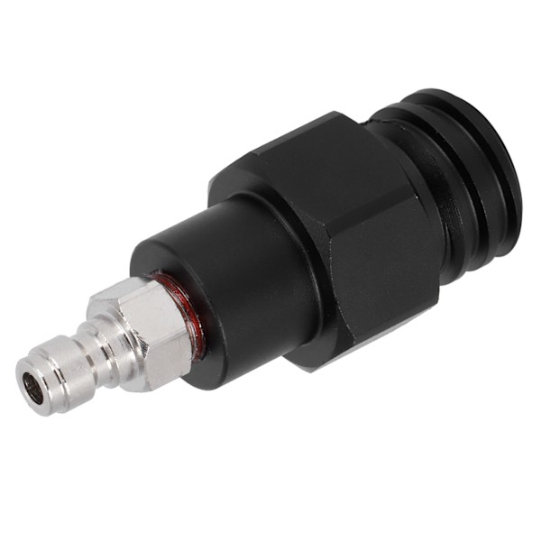 8mm hann hurtigkobling til hann gjenge TR21-4 CO2 sylinder tank adapter kobling for Soda Club(svart )