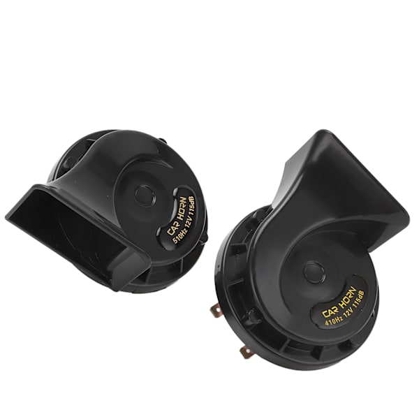 2 stk elektriske sneglehorn Universal 12V 115DB sneglehorn egnet for bil motorsykkel båt