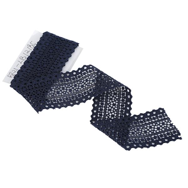 Bandkant Sy Presentförpackning Inslagning Tillbehör DIY Material 10 Yard 3.5cm Bredd Mörkblå