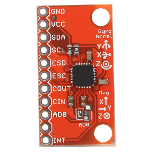 MPU-9150 9-akset gyroskop accelerometer magnetisk sensormodul kortkomponenter