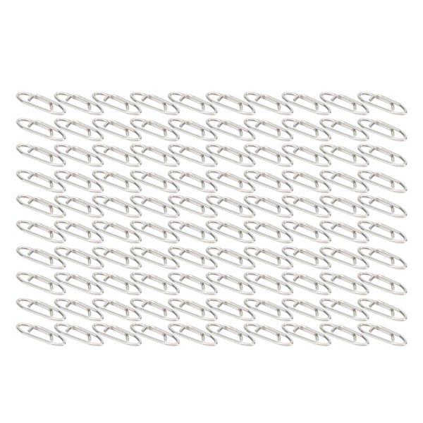 100 stk Fiskegrej Power Clips Rustfrit stål Fiskehastighed Clips Connector M