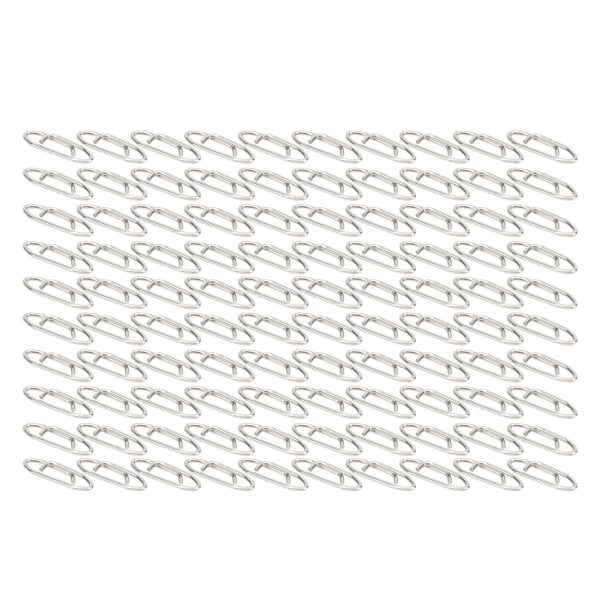 100 stk. fiskegrej Power Clips rustfrit stål fiskehastighedsklips stik M