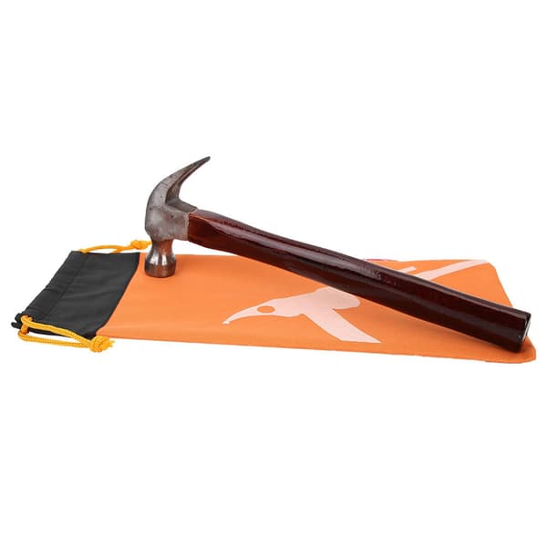 Telt Camping Teltpløk Hammer Søm Pose Sort Pløk Søm Pløk Opbevaringspose (orange)