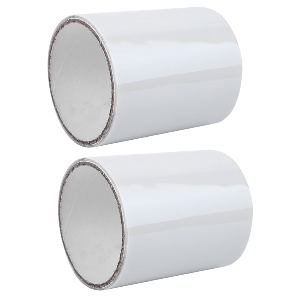 2 st vita starka självhäftande vattentäta rör slang läckage reparation tejp tillbehör 10cm x 1,5m