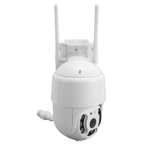 WiFi sikkerhetskamera 2K 2.4G WiFi IP66 vanntett nattsyn 2-veis samtale utendørs hjemmeovervåkingskamera