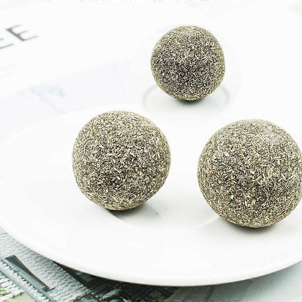 3X Kattmynta Boll I Kattmynta Bollar I 100% Naturlig I Kattmynta Boll
