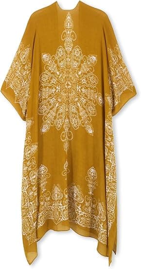 Naisten Kimono Uimapukutakki Rantatakki Uimapukuneule