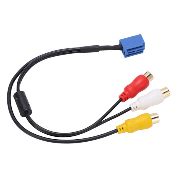 6-pinninen AV 3040 -portin auton 3RCA-kaapeliadapteri, ääni- ja videoyhteys DVD-navigointiyksikköön