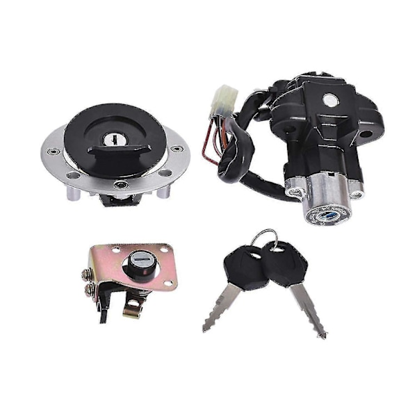 Tändningslås Bränsletanklock Sitslås Nyckel Ersättning För Suzuki Gsx 650 1250, Gsxr 600 750 1000, Gsf 650 1250, Sv 650 1000, Dl 650 1000 Zekai