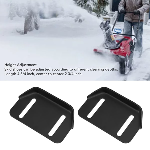 2 sett for MTD 784-5580 snøfreser glidesko Høydejuster snøfresere Blåser glideplate sko med monteringsutstyr