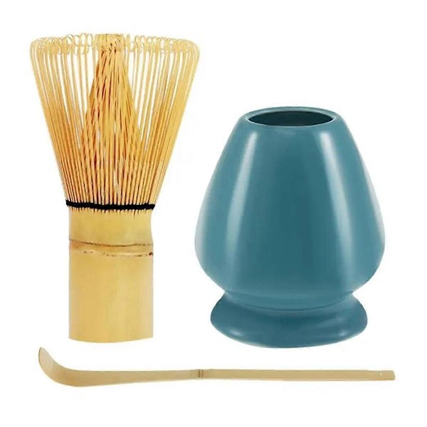 Japansk Matcha Sett Sikkert Bambusvisp Teskje Tesett