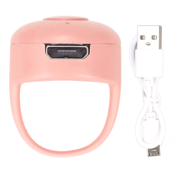 Smart Ring Controller Behändig och praktisk Bluetooth fjärrkontrollring för alla smartphones Rosa