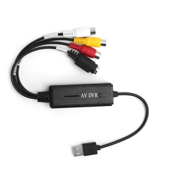 USB 2.0 Video Digital Converter Audio Video Acquisition Card Adapter Støtte for WIN10