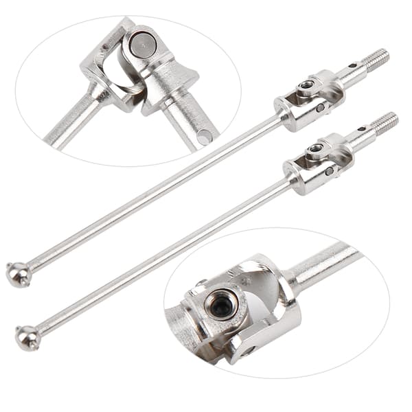 Universal drivaxel 108015 RC-delar tillbehör passar för HSP 1/10 RC-bil 94111 94108Silver