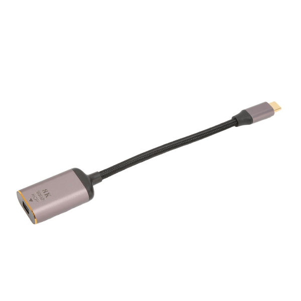 USB-C til Mini DisplayPort Adapter 8K 60Hz Plug and Play USB-C Hann til Mini DP Hunn Kabel for USB-C Enheter