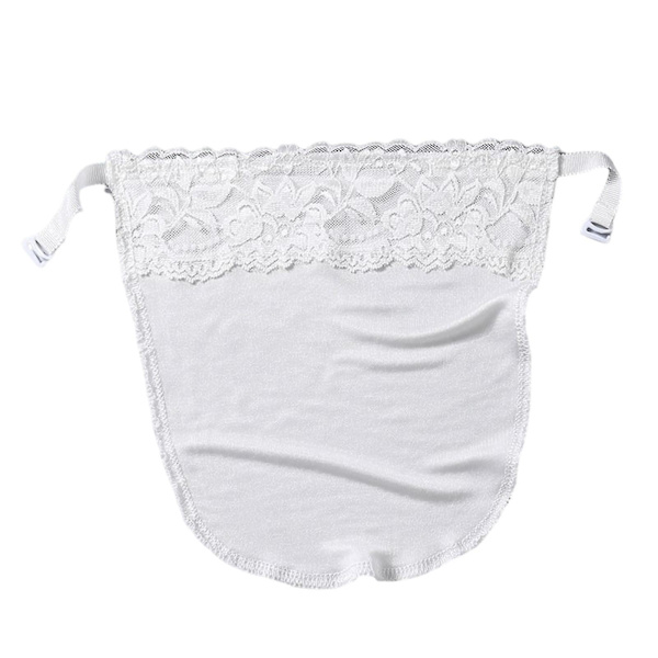 Blonder Anti-Peep Clip-on Mock Camisole BH for Kvinner Hvit