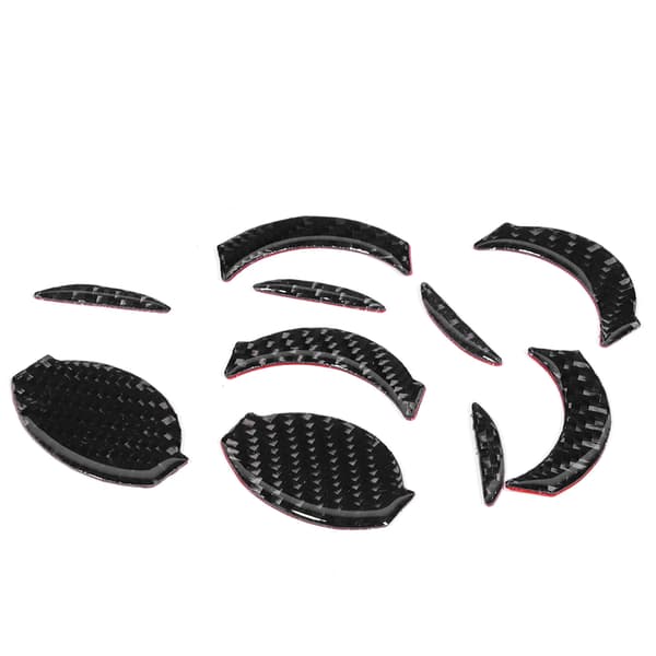 10 stk./sæt Kulfiber Dør Luftventil Trim Modifikation Passer til Nissan 350z 2006-2009