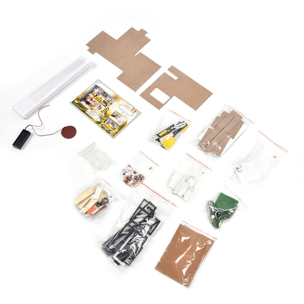 Montera Villa DIY Dockhus Barn Dockhus Kit Miniatyrhus Byggsats Födelsedagspresent