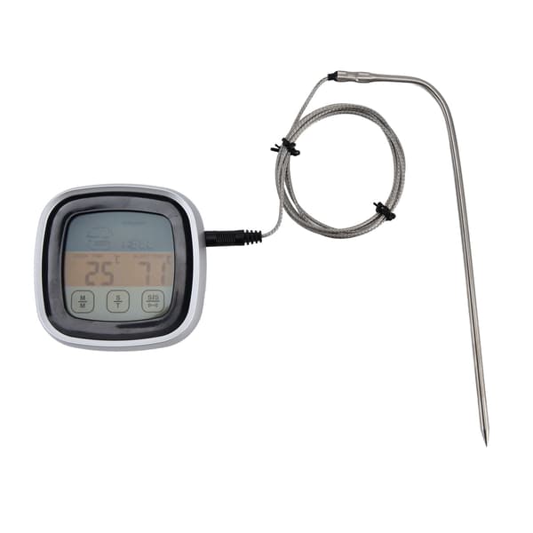 Digital kötttermometer Vattentät mattermometer i rostfritt stål med BBQ-temperaturprob för matlagning