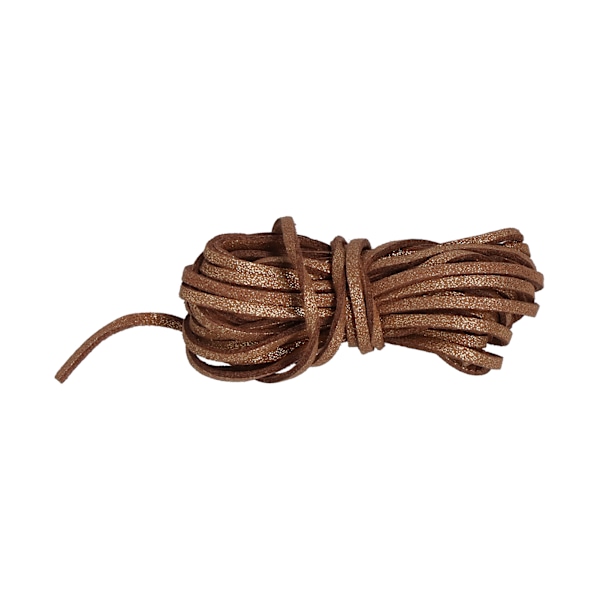 Fløjlsreb Dobbeltsidet Funklende Nylon til DIY Halskæde og Armbånd 5 Meter (Gylden)