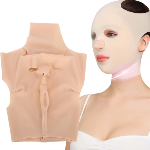 Ansiktsbantningsbandage Andningsbar VLine Lift up bälte Shaping DoubleChin Reducer