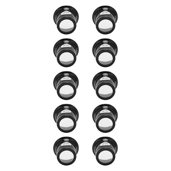 10ST 10X urmakare Lupp Yrke Optisk lins Bärbar Juvelerare Lupp 10X Okular för watch Bildsmycken