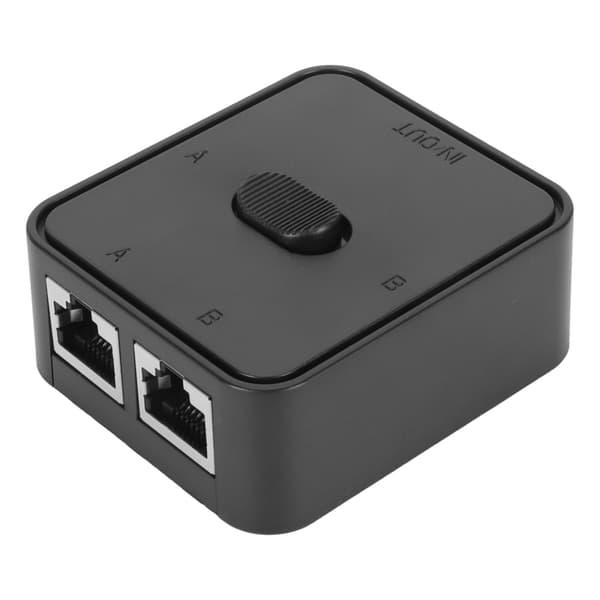 2 Port Gigabit Netværk Switch 10 100 1000Mbps 2 Ind 1 Ud 1 Ind 2 Ud PoE Extender Switch RJ45 Splitter Vælger Switch til Cat 6