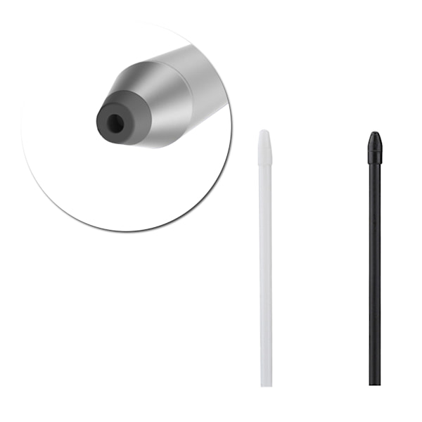 Stylus S Pen Spidser Pen Efterfyldningssæt til Samsung Galaxy Note 8/9 Tab S3/4 (Sort)